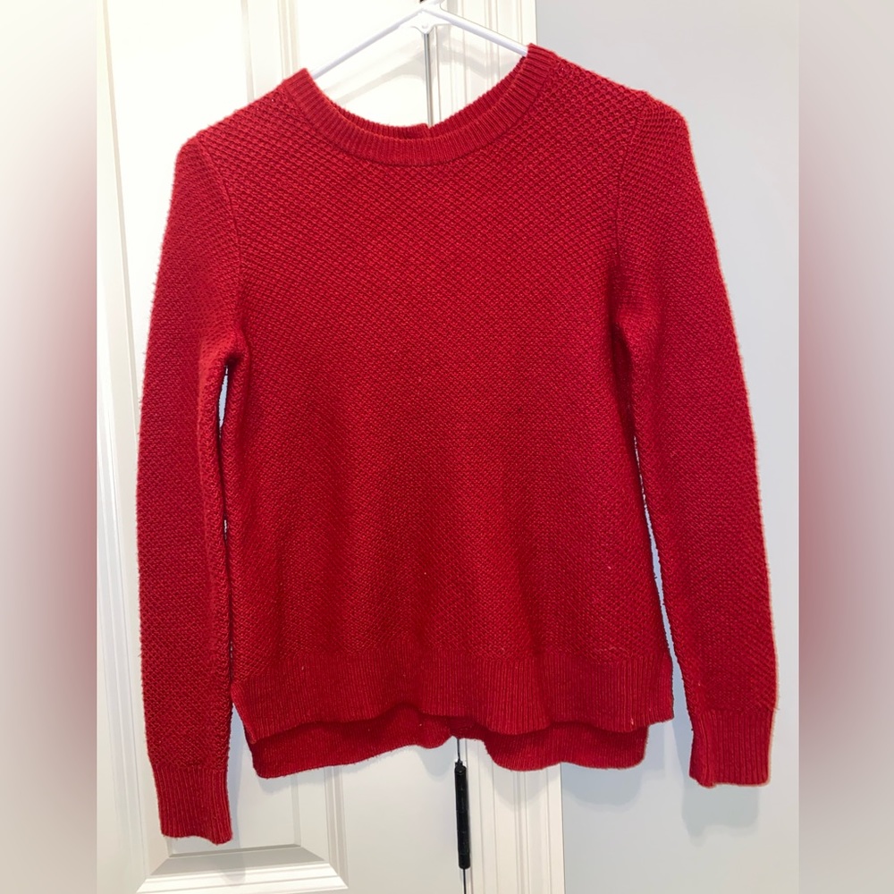 Madewell Red Christmas Sweater women’s XS